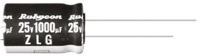 Фото 1/2 16ZL2200MEFC12.5X25, 2200µF Electrolytic Capacitor 16V dc, Through Hole -