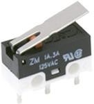 ZMCJF7L0T, Switch Snap Action N.O./N.C. SPDT Leaf Lever 3A 125VAC 1.47N Thru-Hole PC Pins Bulk