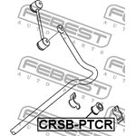 CRSB-PTCR, CRSB-PTCR_втулка заднего стабилизатора! d15.4\ Chrysler Pt Cruiser 01-09
