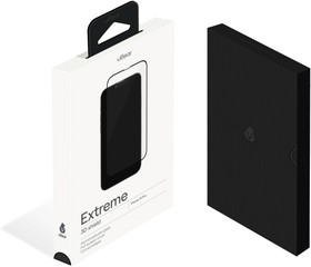 Фото 1/3 GL142BL03A3D61P-I22, Защитное стекло uBear Extreme 3D Shield для Iphone 14 Pro, черный