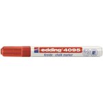 E-4095/2, Маркер меловой Edding E-4095 chalk marker красный_002