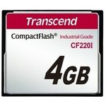 TS4GCF220I, CF220I CompactFlash Industrial 4 GB SLC Compact Flash Card