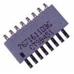 767163470GP, Resistor Networks & Arrays 47ohms 16Pin 2% Isolated