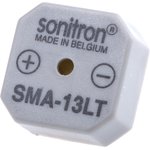 SMA-13LT-P7.5, 82dB Through Hole Continuous Internal Buzzer, 14 x 14 x 6.5mm ...