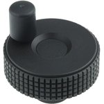 34498-C9, Black Technopolymer Hand Wheel, 50mm diameter