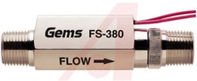 Фото 1/2 179993, FS-380 Series Piston Flow Switch for Liquid, 0.5 gal/min Max