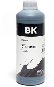 DTF-B01KB, Чернила DTF Inktec черные 1 кг, в бутылке, для пигментных печатных головок струйных принтеров Epson i3200 , DX5, DX7, ХР600.