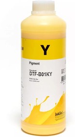 DTF-B01KY, Чернила DTF Inktec желтые 1 кг, в бутылке, для пигментных печатных головок струйных принтеров Epson i3200 , DX5, DX7, ХР600.
