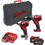 Milwaukee M18 BPP2D-402C Power Tool Kit (4933447126)