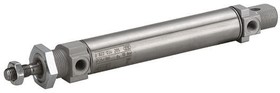 0822034203, Pneumatic Piston Rod Cylinder - 25mm Bore, 50mm Stroke, MNI Series, Double Acting