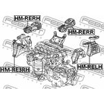 HM-RE3RH, Подушка двигателя правая (гидравлическая)