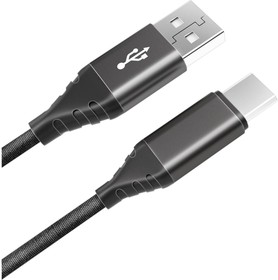 Дата-кабель USB А-microUSB, черный CBL208BK