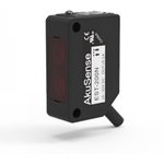 EST-X200N фотоэлектрический датчик рефлекторный коаксиальный для прозрачных объектов, Sn=200 см, NPN NO/NC, 10...30VDC, IP67, кабель 2м