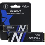 SSD M.2 Netac 2.0Tb NV5000-N Series  NT01NV5000N-2T0-E4X  Retail (PCI-E 4.0 x4 ...