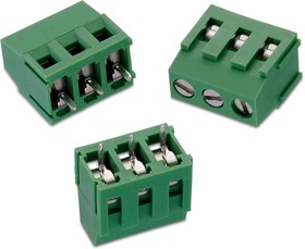 Фото 1/2 691216510003S, 2165S Series PCB Terminal Block, 3-Contact, 5.08mm Pitch, Through Hole Mount, 1-Row, Solder Termination