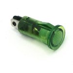 655-1203-104F, LED Panel Mount Indicators 0.5in SnapIn PCB FLAT GREEN