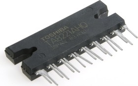TA8221AH, Двухканальный мостовой усилитель НЧ, 2 х 30Вт, 2 Ом, 14.4В, 20…20000Гц, 50дБ