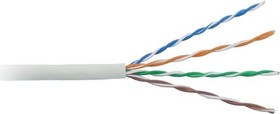 L-UTP4-S [M-6 Coil], UTP Twisted Pair, 4 Cat5e Pairs, 24AWG Single Core Unshielded [M-6 Coil]