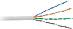 L-UTP4-S, Витая пара UTP, 4 пары Cat5e, 24AWG одножильные неэкранированные [бухта-5 М.]