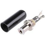 S760BK, DC Plug Rated At 5.0A, Cable Mount, length 37mm, Nickel