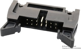Фото 1/2 MC-254-16-SL-RA-DIP, Pin Header, угловой, Wire-to-Board, 2.54 мм, 2 ряд(-ов), 16 контакт(-ов), Through Hole Right Angle