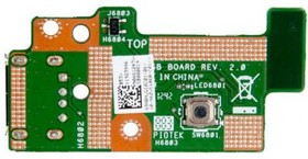 (60-N6ZUS1000-C01) Плата расширения B53V USB BOARD Rev.2.0 для ноутбука Asus B53A, B53V (плата кнопки включения и порта USB)