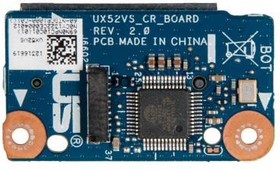 (69N0NPC10C01) плата картридера для ноутбука Asus UX52V, UX52VS CR BOARD Rev:2.0