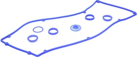 10165, Прокладка ЗМЗ- 40905,40906,409051,409052 крышки клапанной силикон синий комплект (7шт.) CS-20