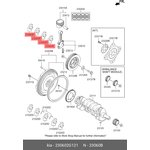 230602G121, Вкладыши двигателя STD HYUNDAI: SONATA, TUCSON 09-