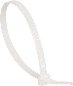 0 320 54, Cable Tie, 140mm x 3.5 mm, Clear Nylon, Pk-100