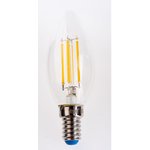 Светодиодная лампа LED-C35-7,5W/NW/E14/CL GLA01TR Форма свеча, прозрачная UL-00003247