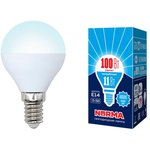 Светодиодная лампа Volpe. Форма шар, матовая LED-G45-11W/NW/E14/FR/NR UL-00003831