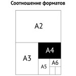 Папка на резинке 13 отделений, А4, 500 мкм, черная ПНР13Ч_1004