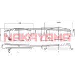 HP8221NY, КОЛОДКИ ТОРМОЗНЫЕ ДИСКОВЫЕ ПЕРЕДНИЕ SUZUKI SWIFT III 05- (2022-05-20)