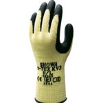 SHO3902, Yellow Polyester, Stainless Steel Cut Resistant Work Gloves, Size 8 ...