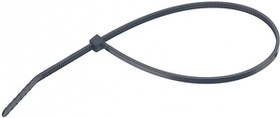 Фото 1/2 TY 300-50X-100, TY-Fast Cable Tie 302.26 x 4.67mm, Polyamide 6.6 HSW, 222N, Black