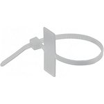 IT 18 R, Cable Tie with Marking Tags 100 x 2.5mm, Polyamide 6.6, 80N, Natural