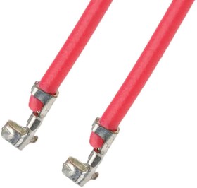 Фото 1/2 214920-1223, Rectangular Cable Assemblies PicoBlade F-F Red 26AWG 225mm PreCrimp