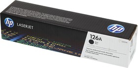 Фото 1/10 Картридж лазерный HP 126A CE310A черный (1200стр.) для HP LJ CP1025