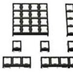 87FC3-201, Keypad, 87, 1 x 4, Matrix, PC (Polycarbonate), 10 mA, 24 V