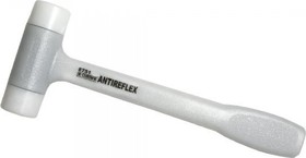Молоток с ручкой ANTIREFLEX, белый боек, l=270 мм., 180 g., 875151