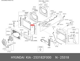 Пробка радиатора HYUNDAI/KIA 25318-2F000