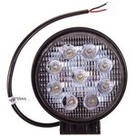 S07201017, Фара светодиодная OFF ROAD 115мм диаметр круглая 12V/24V 27W SKYWAY 9 ...