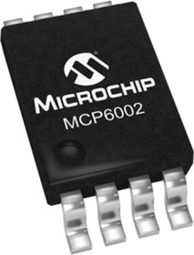 Фото 1/2 MCP6002-I/MS , Op Amp, RRIO, 1MHz, 3 V, 5 V, 8-Pin MSOP