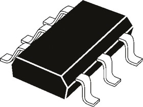 Фото 1/2 Dual N/P-Channel-Channel MOSFET, 400 mA, 700 mA, 20 V, 6-Pin SOT-363 SI1553CDL-T1-GE3