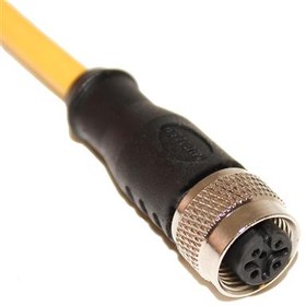 C4C05M005, Straight Female M12 to Unterminated Sensor Actuator Cable, 5m