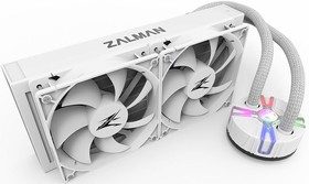 Фото 1/10 Система водяного охлаждения Zalman Reserator5 Z24 Soc-AM5/AM4/1151/ 1200/2066/2011/1700 белый 4-pin 18-37dB Al+Cu 350W 2000gr Ret