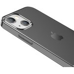 Чехол HOCO Light для Apple iPhone 13, TPU (прозрачный/черный)