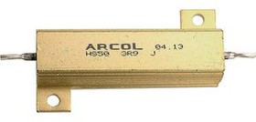 HS50 R1 F, Wirewound Resistor 50W, 100mOhm, 1%
