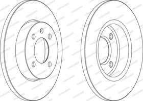 Фото 1/2 WGR0205-1, Тормозной диск